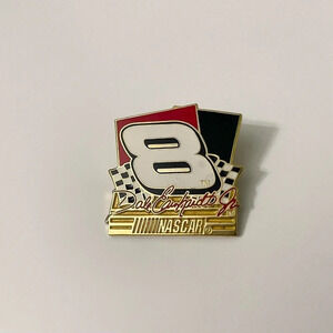 Vtg 2000 Dale Earnhardt Jr Souvenir Lapel Pin No 8 NASCAR Driver
